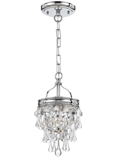 Calypso Mini Pendant in Polished Chrome.